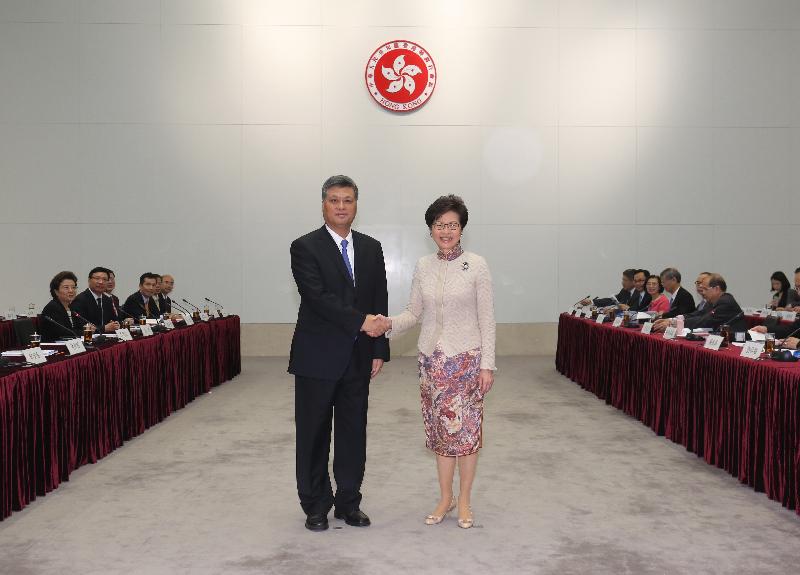 粤港合作联席会议第二十次会议在香港举行