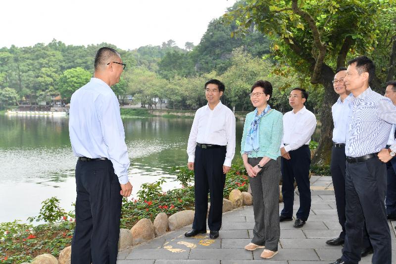 CE visits Zhaoqing and Jiangmen
