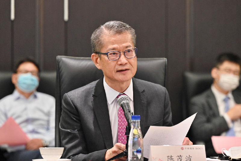 财政司司长陈茂波今日（九月二十九日）出席粤港金融合作研讨会，并在会上致辞。