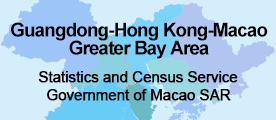 Website for the Guangdong-Hong Kong-Macao Greater Bay Area Statistics and Census Service of the Government of Macao Special Administrative Region